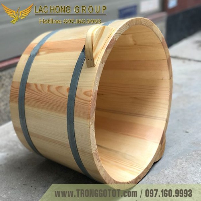 Chậu Ngâm Chân Bằng Gỗ Thông Trắng