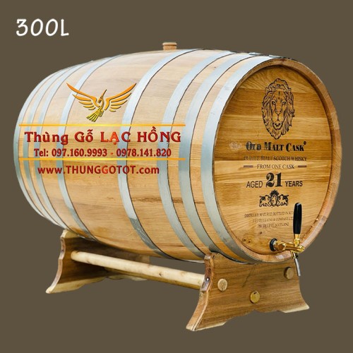 Bán Thùng Gỗ Sồi 300L Cho Hầm Rượu, Nhà Hàng.