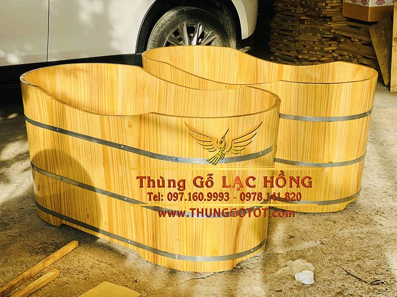 thùng tắm gỗ giá rẻ