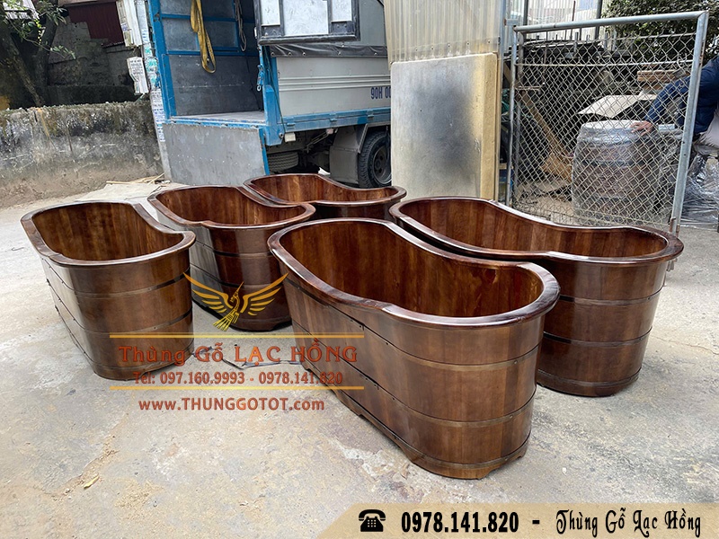 bồn tắm gỗ ninh b&igrave;nh