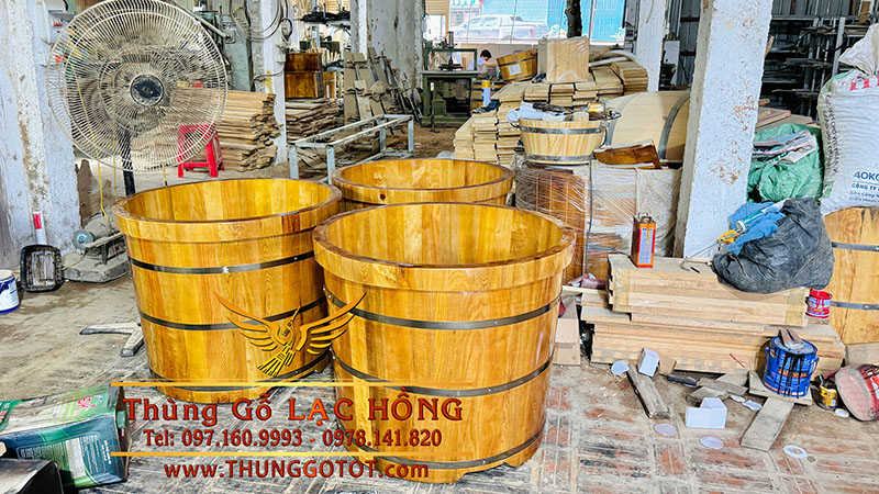 kích thước bồn tắm gỗ