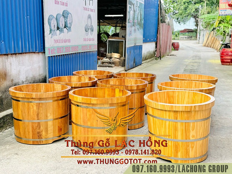 thùng tắm gỗ giá rẻ