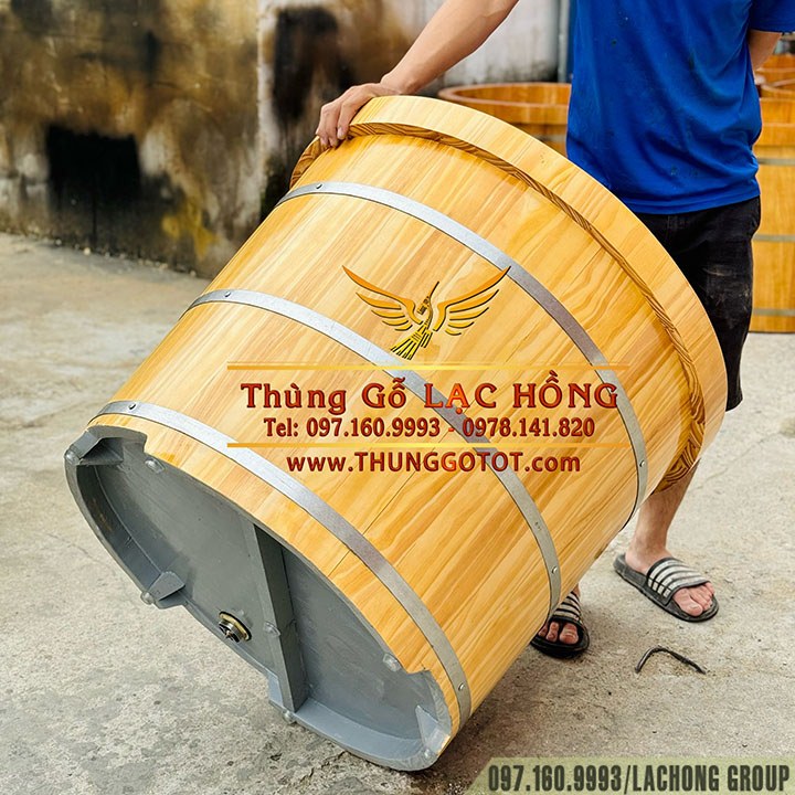 thùng tắm gỗ pơ mu