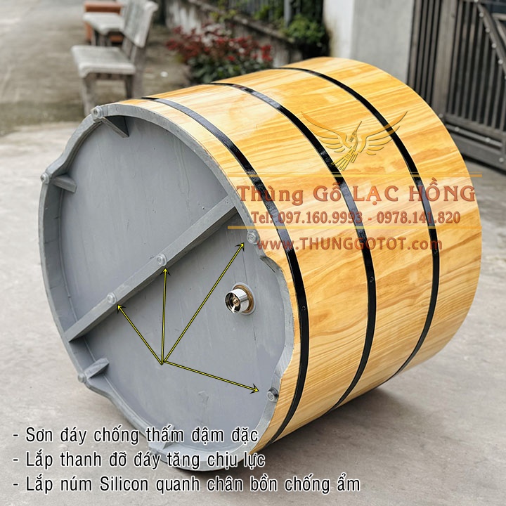 bồn tắm gỗ cao cấp