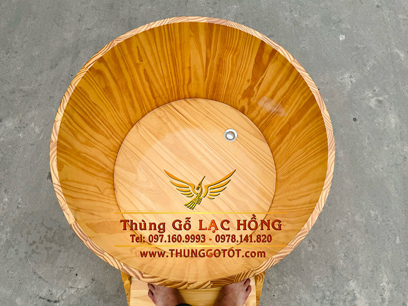 thùng gỗ tắm thuốc