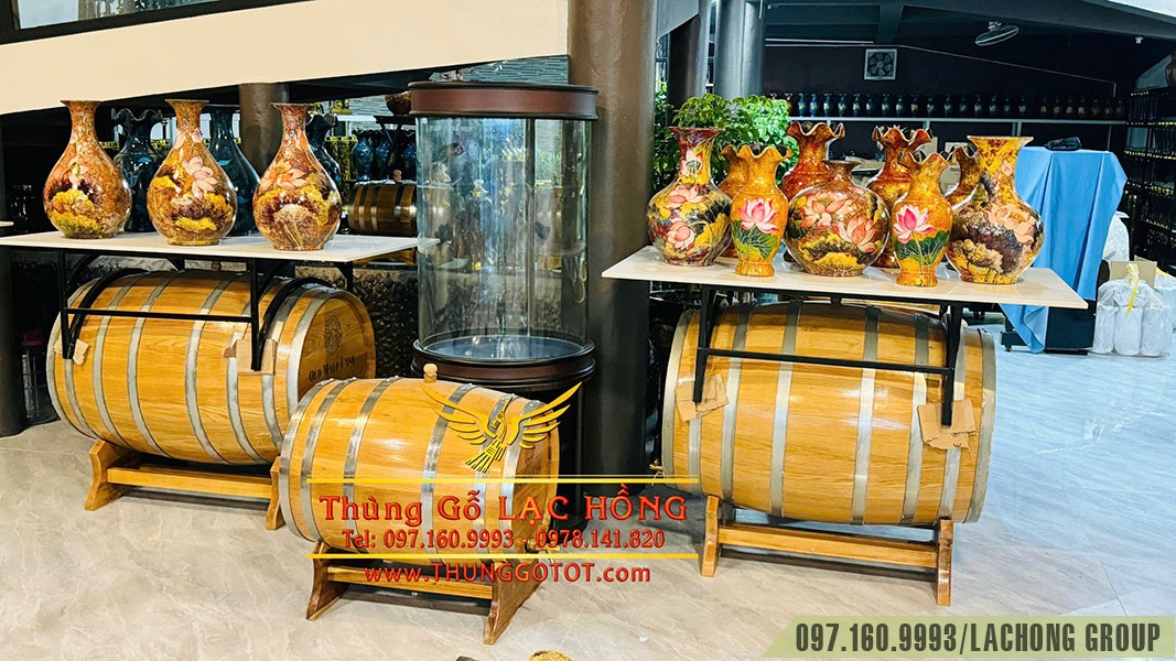 th&ugrave;ng gỗ Sồi Nga
