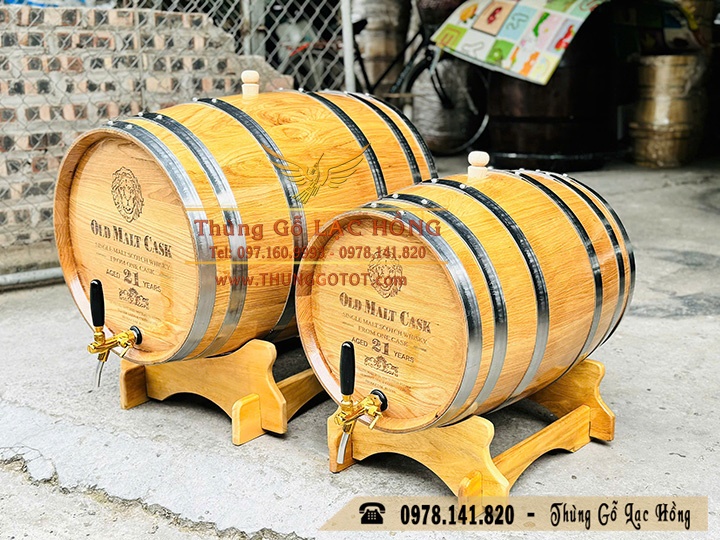 thùng gỗ sồi nga
