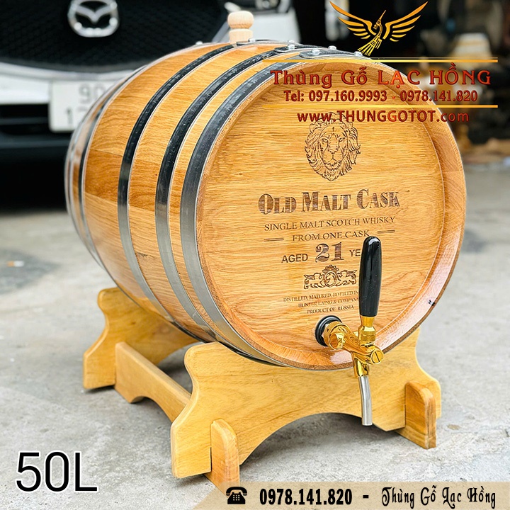 thùng rượu gỗ sồi