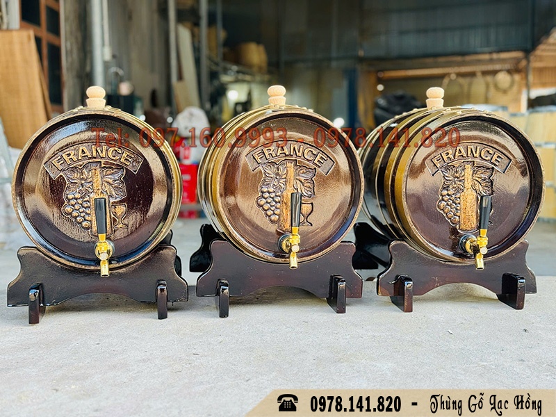 bom rượu gỗ sồi