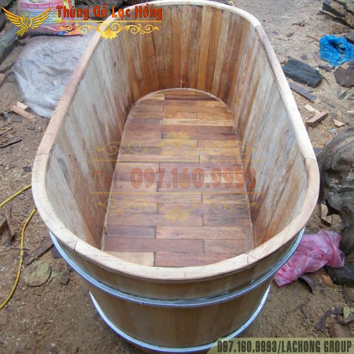 thùng gỗ ngọc am tắm thuốc bắc