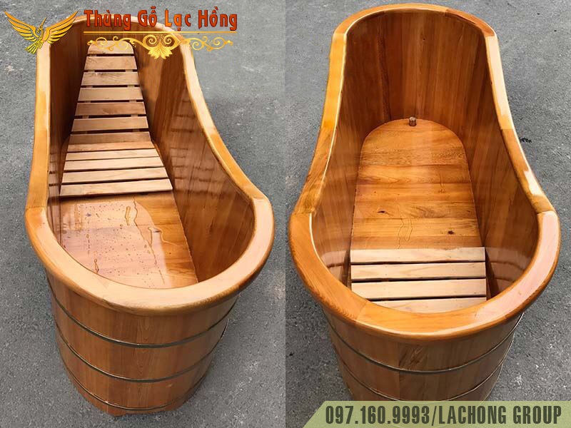 thùng tắm gỗ pơ mu