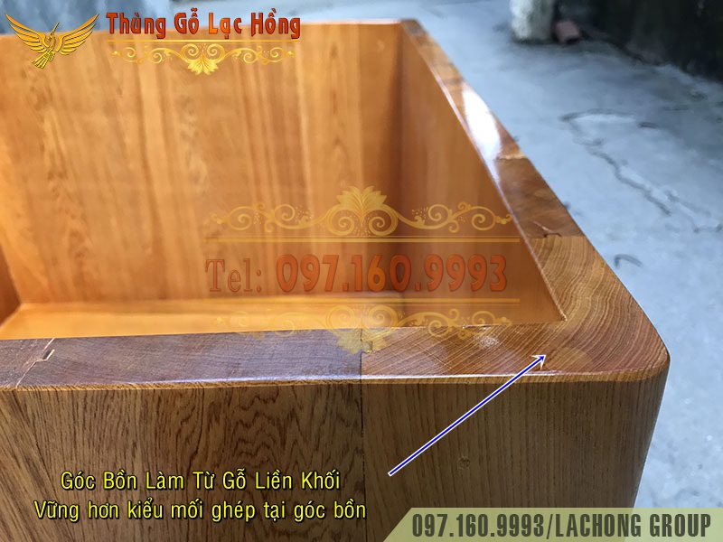 bồn tắm gỗ g&oacute;c