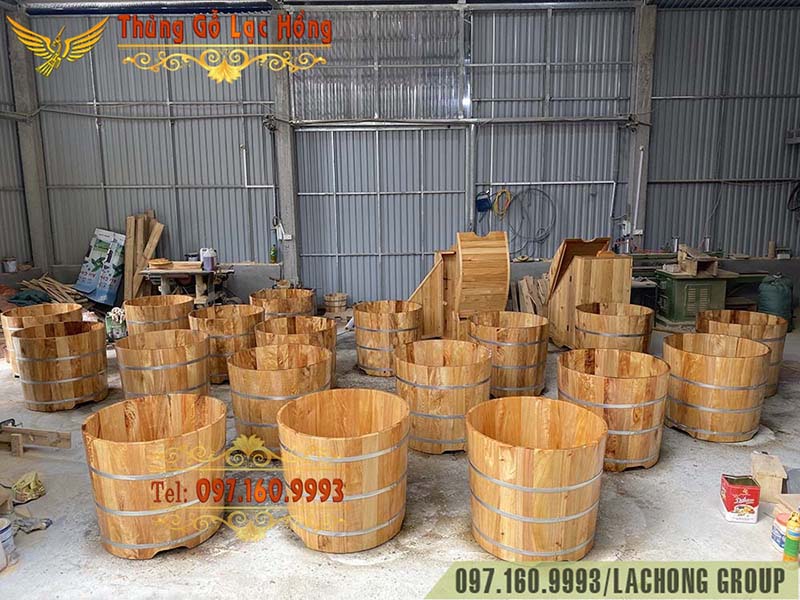 bồn gỗ ng&acirc;m thuốc