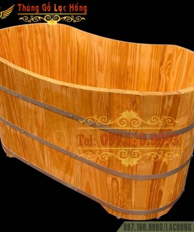 THÙNG TẮM NẰM GỖ THÔNG SẤY BỀN ĐẸP