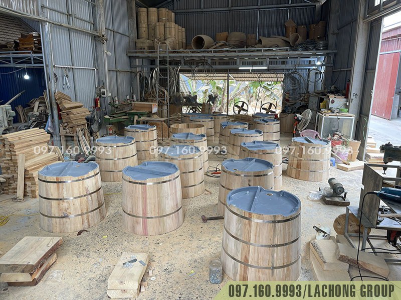 mua bồn tắm gỗ
