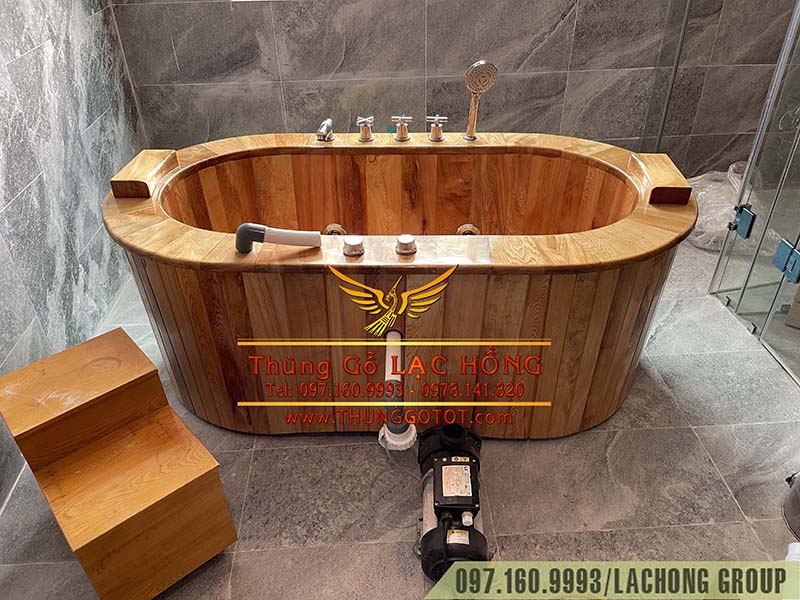 bán bồn tắm gỗ tại hải phòng