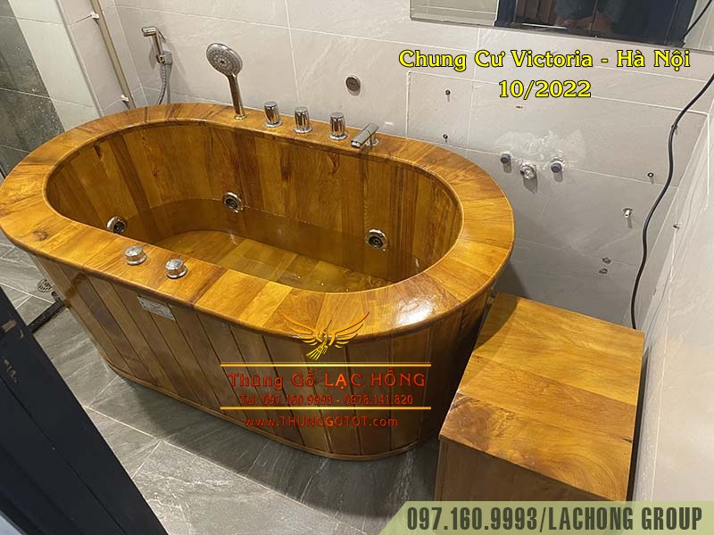 bán bồn tắm gỗ tại Hà Nội