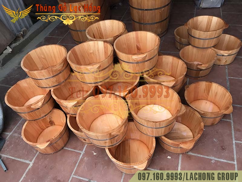 b&aacute;n chậu gỗ m&aacute;t xa