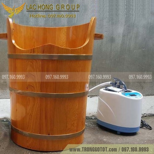Thùng Xông Hơi Thảo Dược Gỗ Pơ Mu