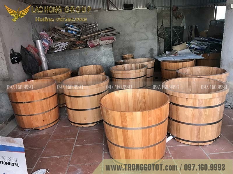 bồn gỗ xông hơi