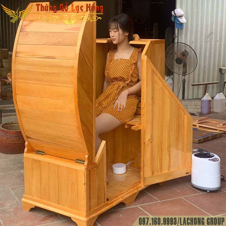 CaBin Xông Hơi Bằng Gỗ Tại Nhà