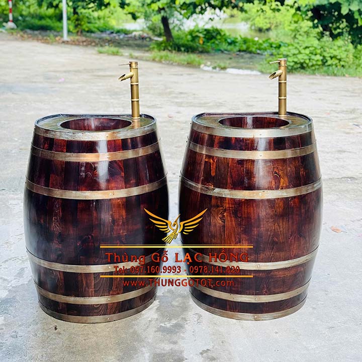 thùng gỗ trang trí