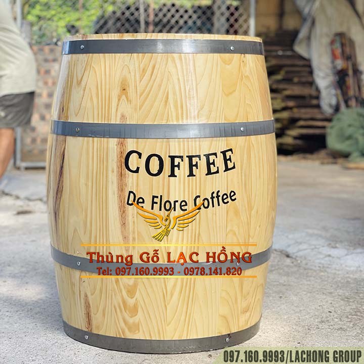 Bán Thùng Gỗ Rượu Vang Làm Bàn Cafe Tại Đà Lạt - Ảnh 2