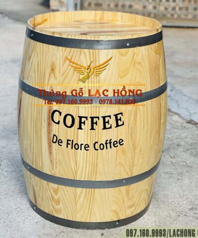 Bán Thùng Gỗ Rượu Vang Làm Bàn Cafe Tại Đà Lạt